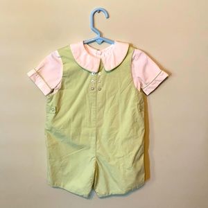 Lavender Blue Jon Jon Set Green 18 Months